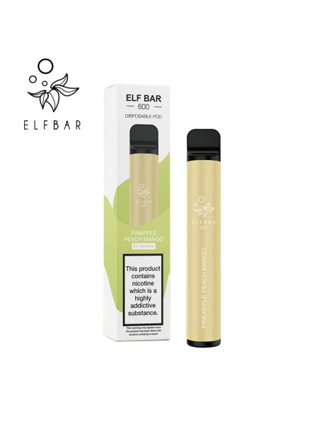 Ananas Piersica Mango Elf Bar 20mg - 600 pufuri